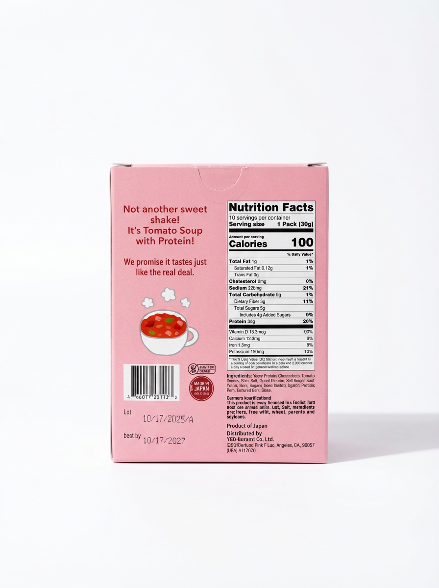 iSDG Yeasy Protein Soup Mix - Tomato Soup Flavor