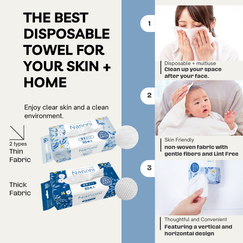 iSDG Nanoni Disposable Face Towels