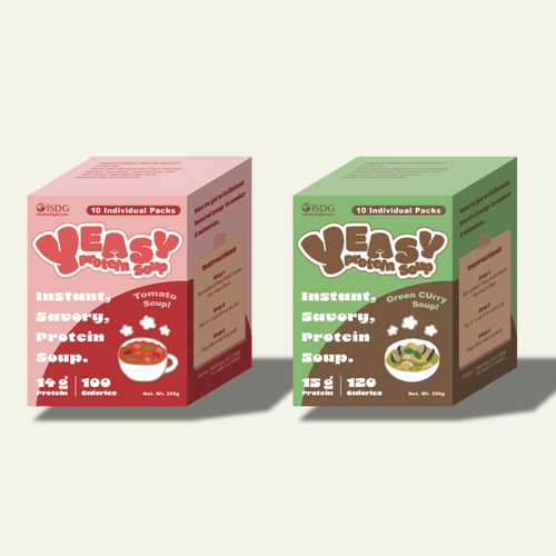 iSDG Yeasy Protein Soup Mix - Tomato Soup Flavor