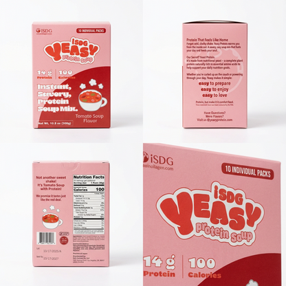 iSDG Yeasy Protein Soup Mix - Tomato Soup Flavor