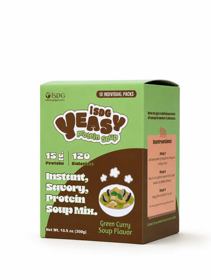 iSDG Yeasy Protein Soup Mix - Green Curry Flavor